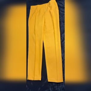 Woman's orange/yellow trousers brand new with tags size 5